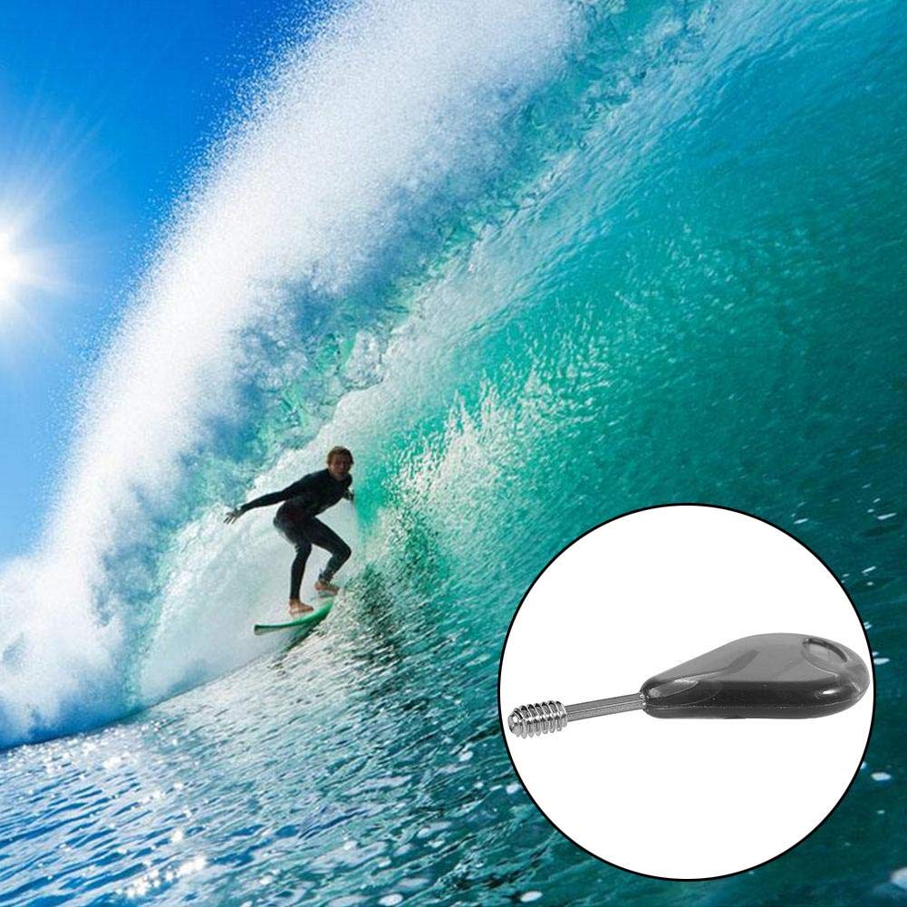 Llave para aletas de tablas de surf, accesorios para tablas de surf, 6 tornillos sin cabeza de aletas y llave para aletas de tablas de surf para quitar o instalar los tornillos sin cabeza que sujetan