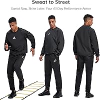 Vista 3 de HOTSUIT Traje de sauna para hombre, traje de sudor, chaqueta de entrenamiento duradera para gimnasio