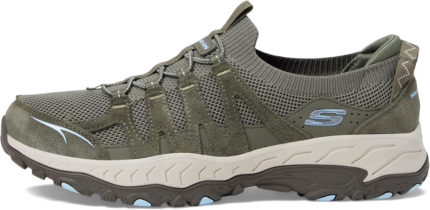 Skechers Sport Women's Women's Grand Peak Hiking Shoe, OLV=Olive, 6