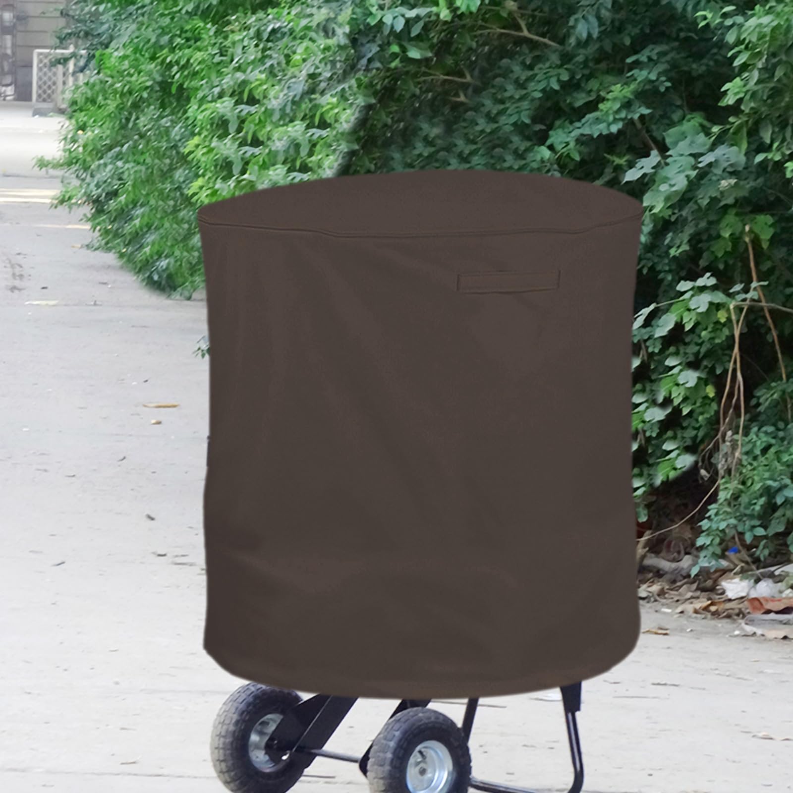 Housse de protection imperméable et anti-poussière pour broyeur de bois d'extérieur (café)