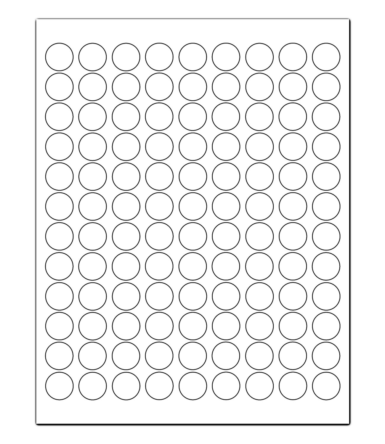 Buy ChromaLabel 0 75 Inch Round Printable Labels For Laser And Inkjet 