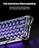 GravaStar Mercury V60 Pro 60% Teclado Gaming de Efecto Hall, Teclado Rapid Trigger con 8000 Hz, interruptores magnéticos, Snap Tap, Aluminio CNC, RGB, para FPS,CS2,PC/Mac (Gunmetal Smoke, QWERTY)