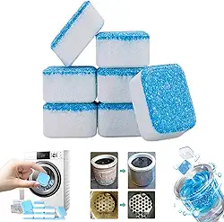 KINZIN Kit 36 Pastilhas Tabletes Limpeza Máquina De Lavar Roupa
