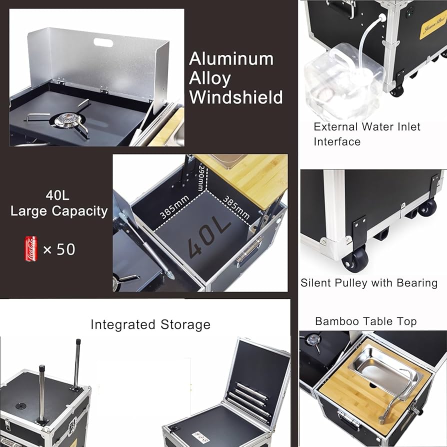 Amazon.co.jp: キャンプ キッチンテーブル 折り畳み キャンプ