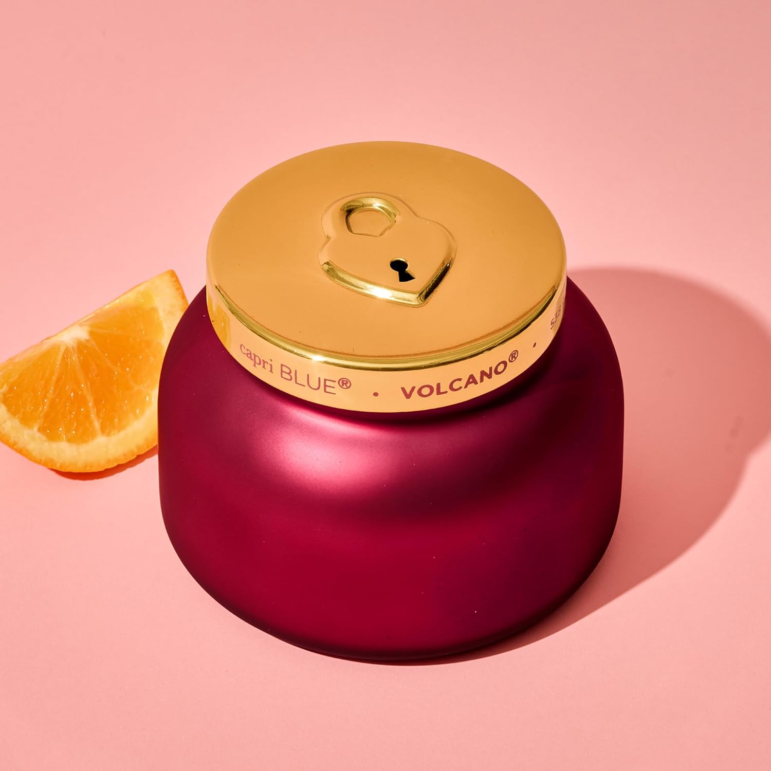 Capri Blue Volcano Scented Candles - Red Luxury Candles for Home Scented with Tropical Fruit & Sugared Citrus - Long Lasting Soy Wax Blend - Valentine's Day Gifts (Locked in Love, 19 oz) - Image 2