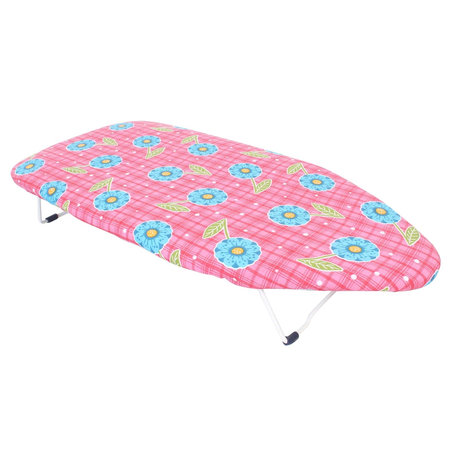 GRAZIA Iron mesh Bed Ironing Table top Foldable Ironing Table Top Board with Grilled Iron Holder (27×72 cms) GRAZIA Iron mesh Bed Ironing Table top Foldable Ironing Table Top Board with Grilled Iron Holder (27×72 cms)