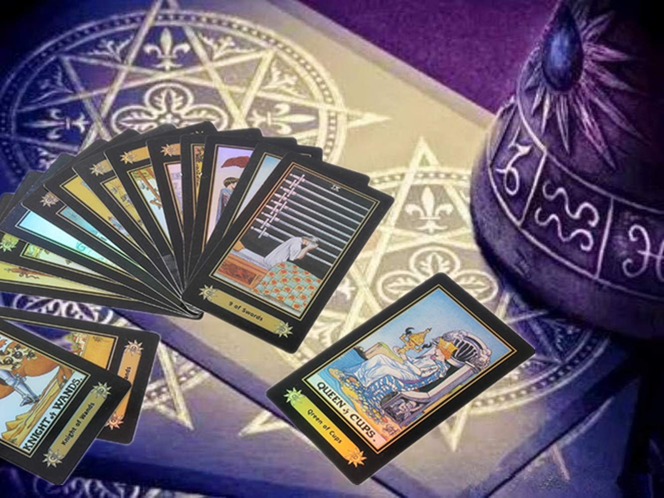 Buy Tarot Cards Vintage 78 Tarot Cards Deck, Rider Waite Tarot Deck