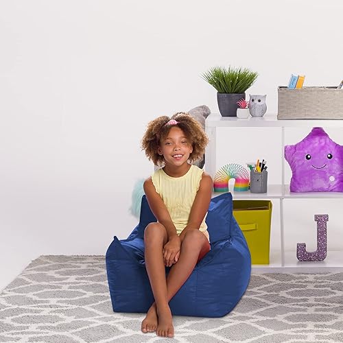 Miniatura 643 de Posh Creations Puf estructurado cómodo para jugar, leer y ver la televisión, Malibu Lounge, tela de lona para colorear, criaturas Criaturas de tela