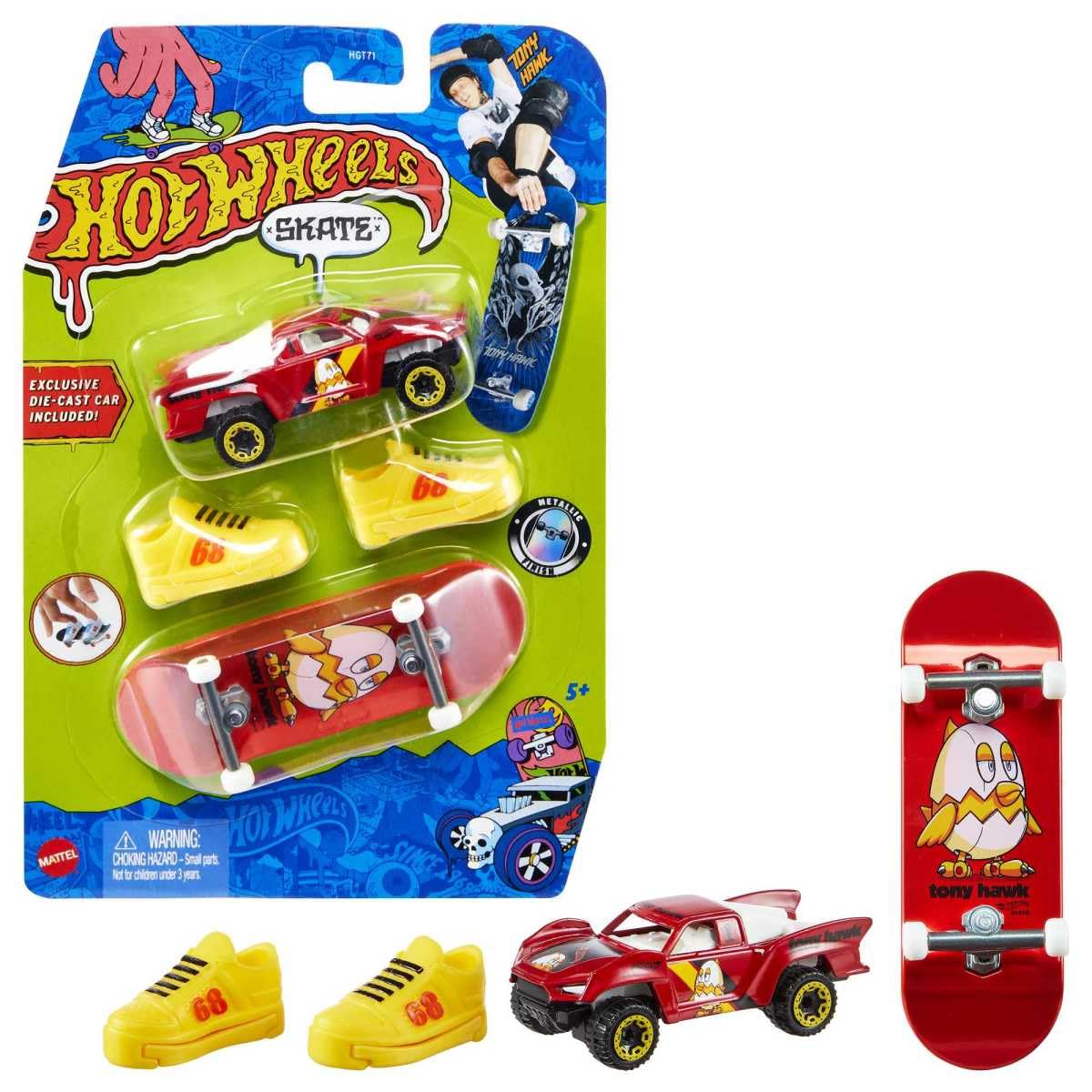 Hot Wheels Skate Board 1 Shoe 1 DC 1 Toy Vehicle for Children Ages 5 and Up