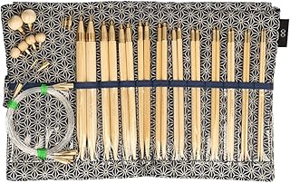 Seeknit KA57826-01 Bamboo Standard - Juego de punto redondo (bambú), color azul