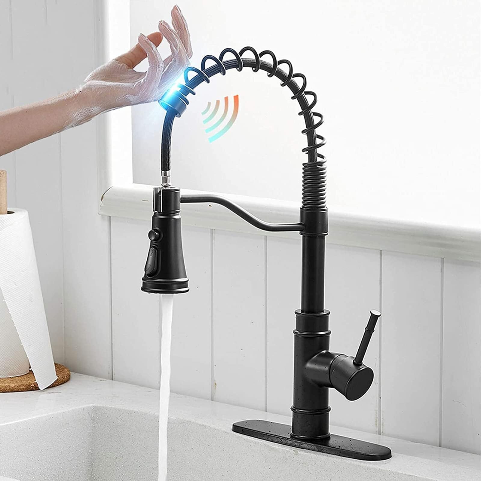 Robinet à capteur tactile pour évier de cuisine moderne - 8