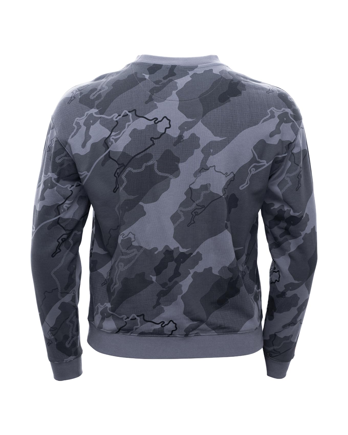 Nürburgring Unisex Sweater „Diverse“ Grau – Camouflage Pullover