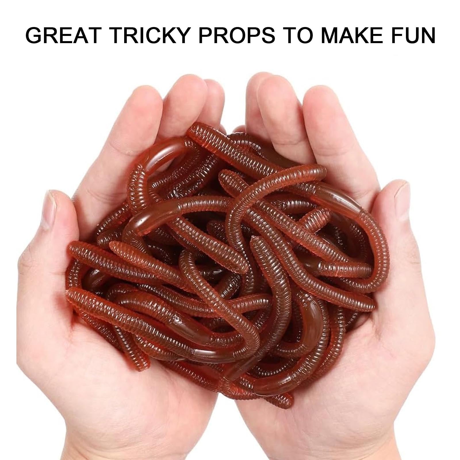 AWAVM 10 Pcs Fake Earthworm - Image 3