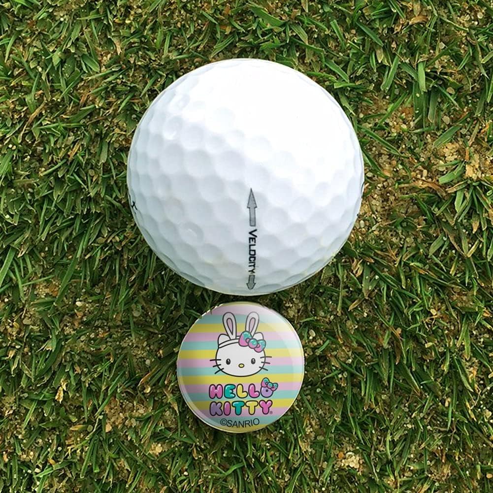 review GRAPHICS & MORE Hello Kitty Easter Bunny Golf Hat Clip with Magnetic Ball Marker
