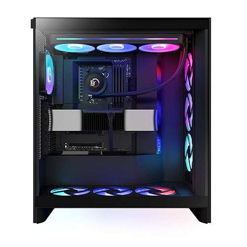 Miniatura 8 de NZXT Kraken Plus 360 RGB  Enfriador líquido para CPU AIO  Radiador de 360 mm  Ventilador de núcleo F360 RGB de marco único  LCD cuadrado