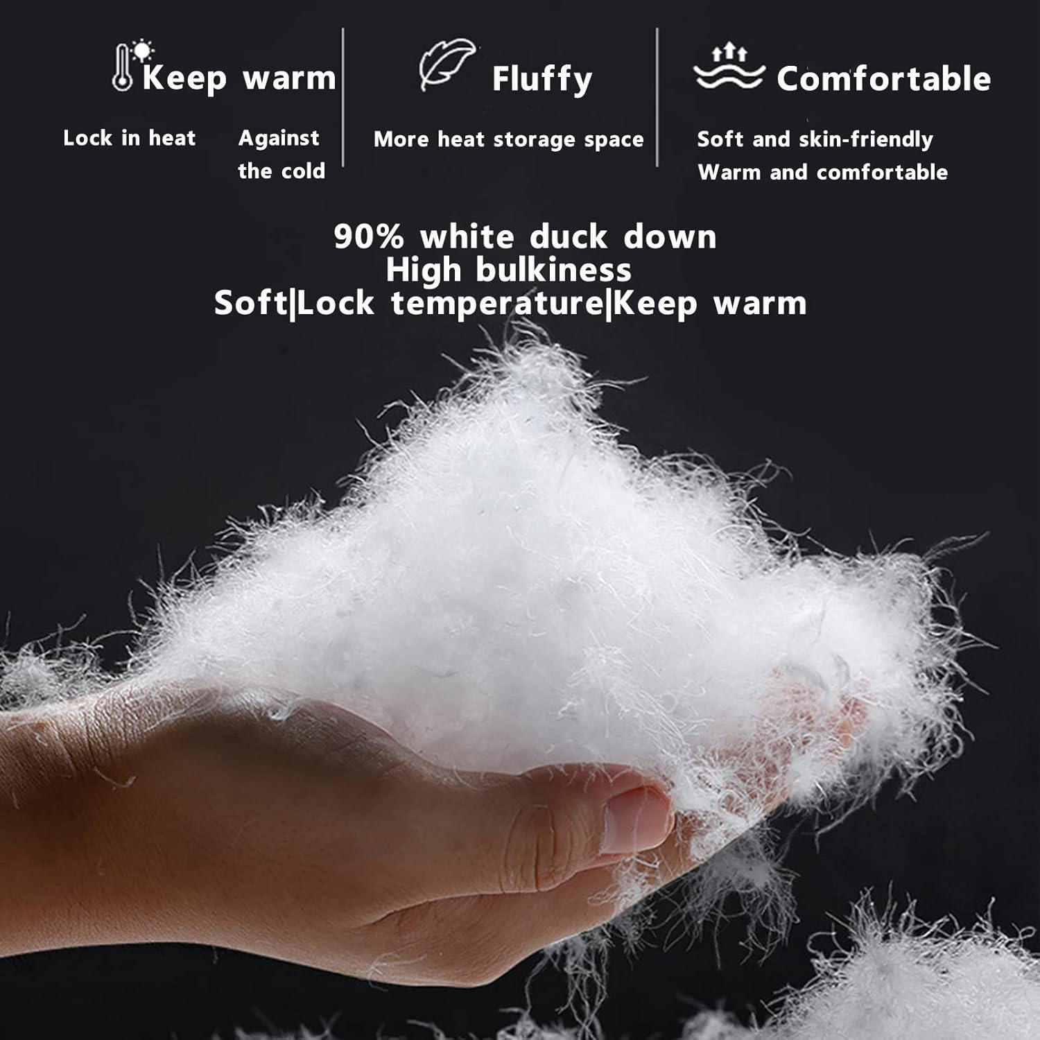 Men Women Ski Pants Snow Pants Warm Down Winter Waterproof Snowsuit Wind-Resistant for Outdoor Skiing Hiking