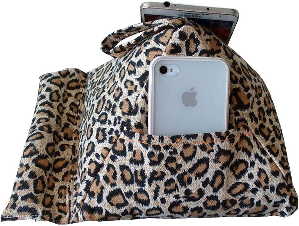 JYY Ipad Tablet Holder Pillow, Soft Pillow, Book and E-Reader Stand, Lap Holder Stand Bookrest Reading Support Cushion,Brown-1