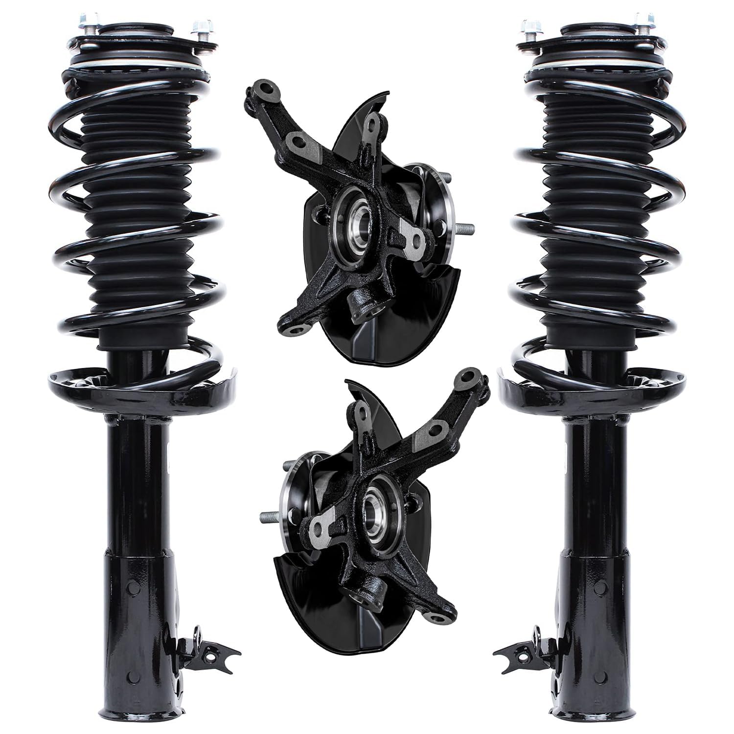 Detroit Axle - Front Loaded knuckle Kit for 2006-2011 Honda Civic