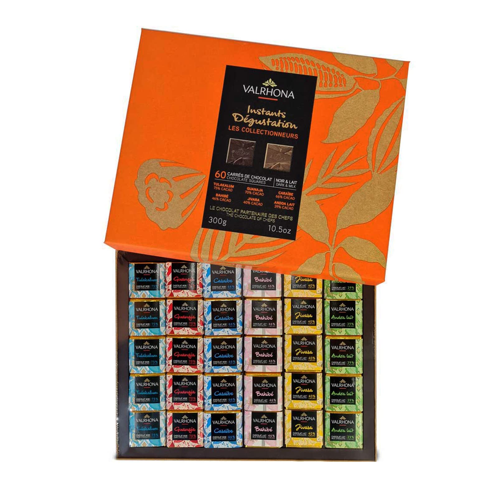 Valrhona Zestaw KOLEKCJONERÓW 60 kwadratów-300g