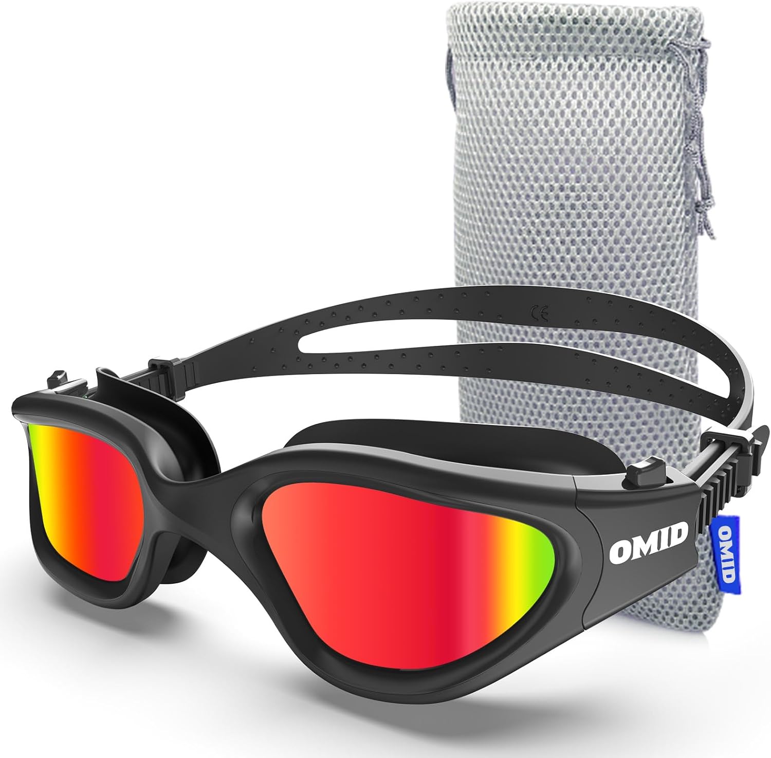 OMID Swim Goggles, P2 Lite Comfortable Anti-Fog Swimming Goggles for Men Women Adults Youth