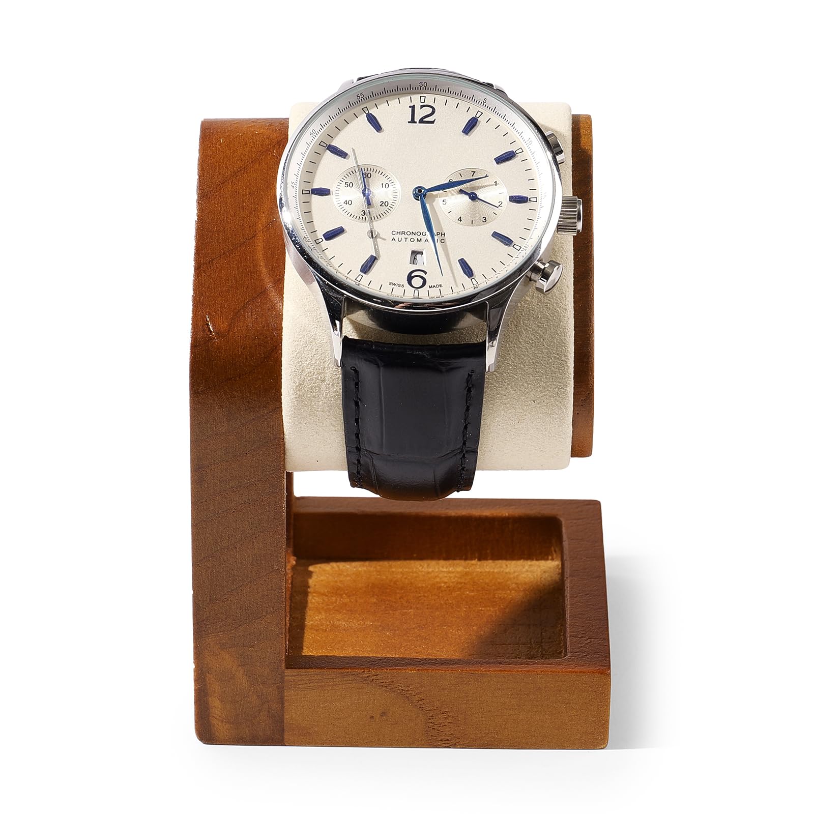 HVMBEUGOS Wooden Watch Stand Watch Storage Stand for Watch Bangle Bracelet Display and Storage