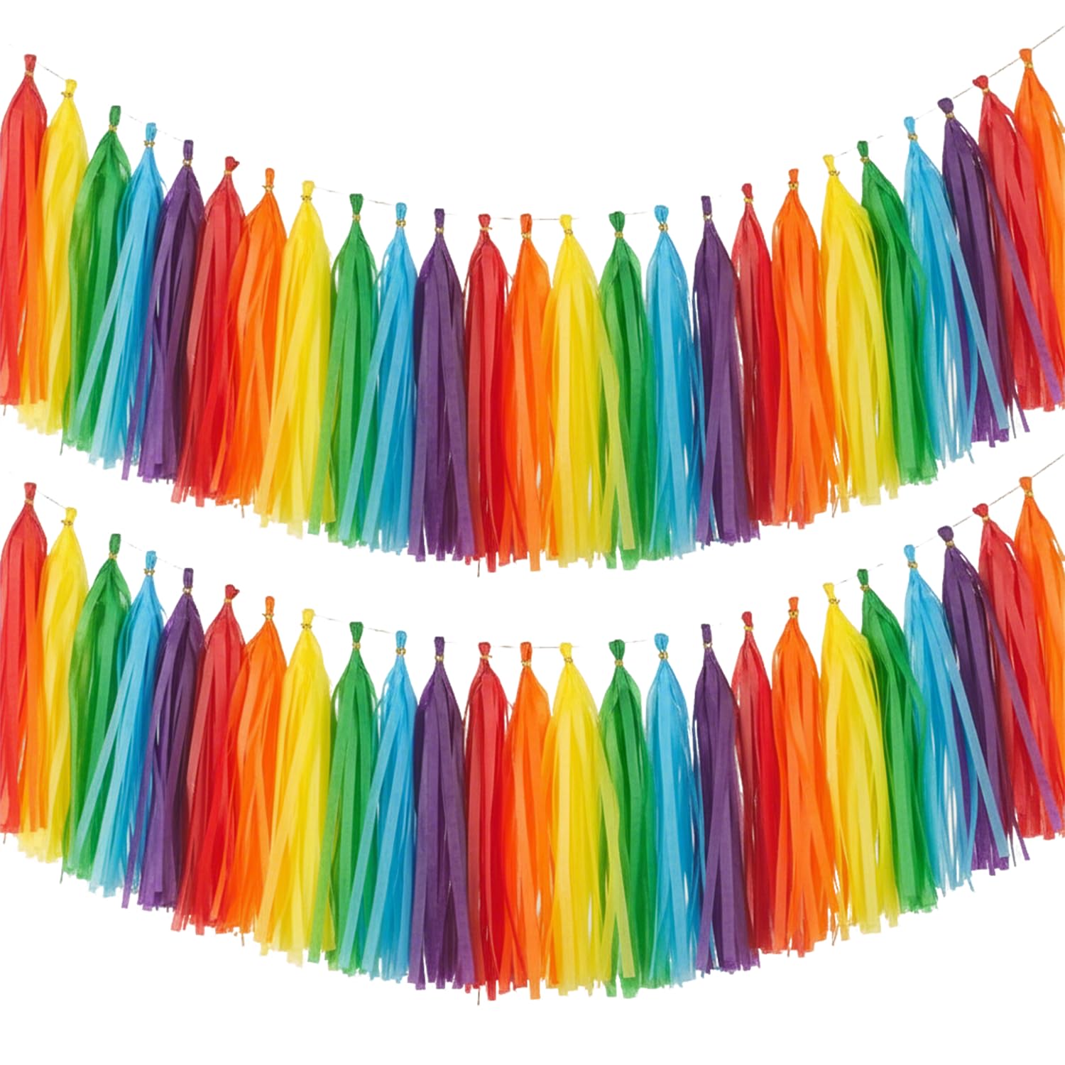 Guirlande de pompons papier pour offrir une décoration de fête prénatale inoubliable