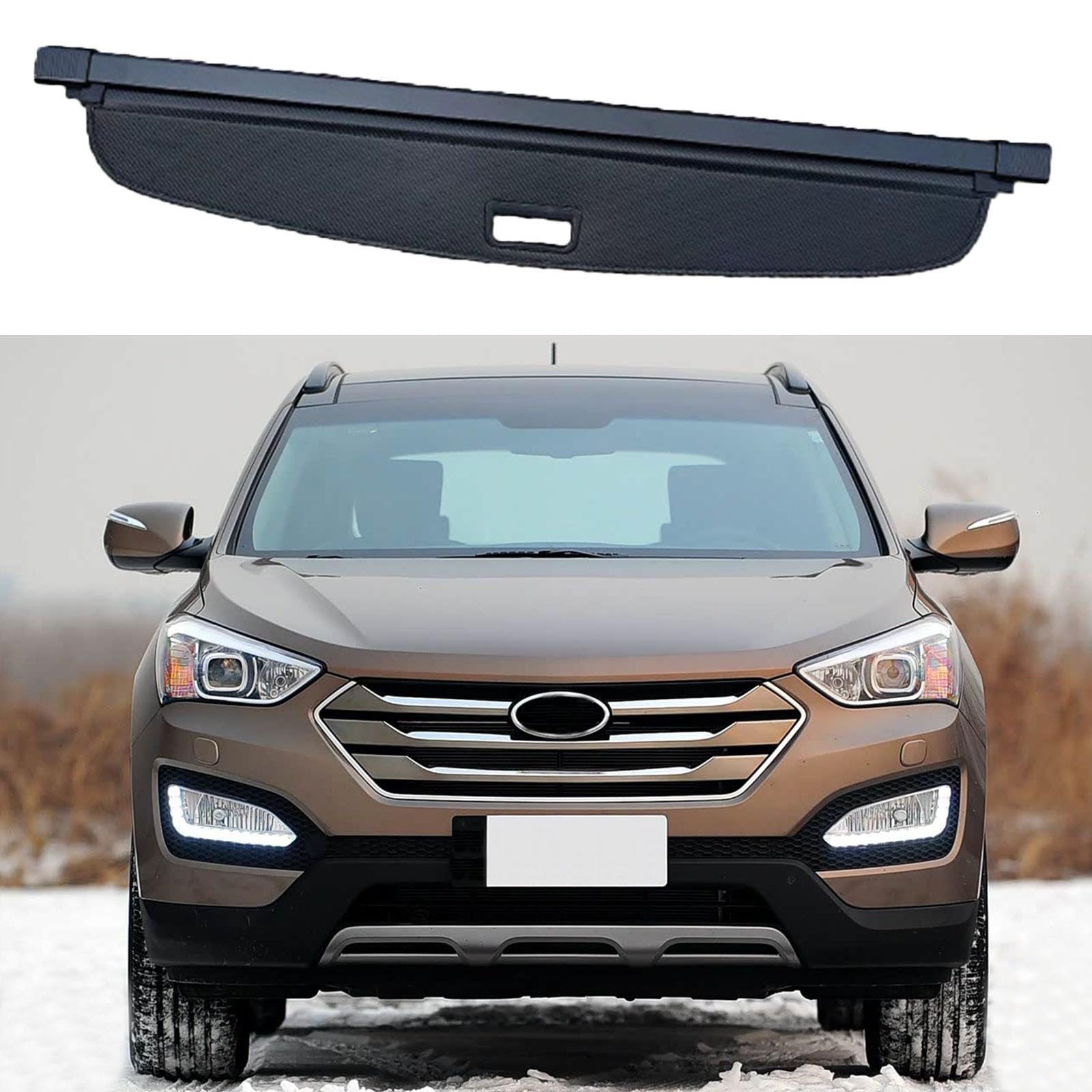 WHLXQ Car privacy screen,Compatible with Hyundai Shengda Santa Fe 2013-2016,Auto Parts