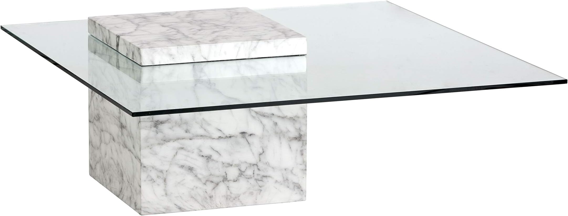 Sunpan Mixt 103333 Gail Coffee Table - Marble Look