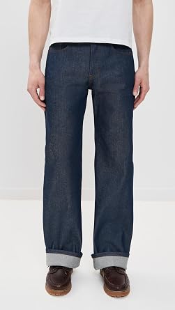 Naked & Famous Denim Men's Strong Guy Natural Indigo Selvedge Jeans