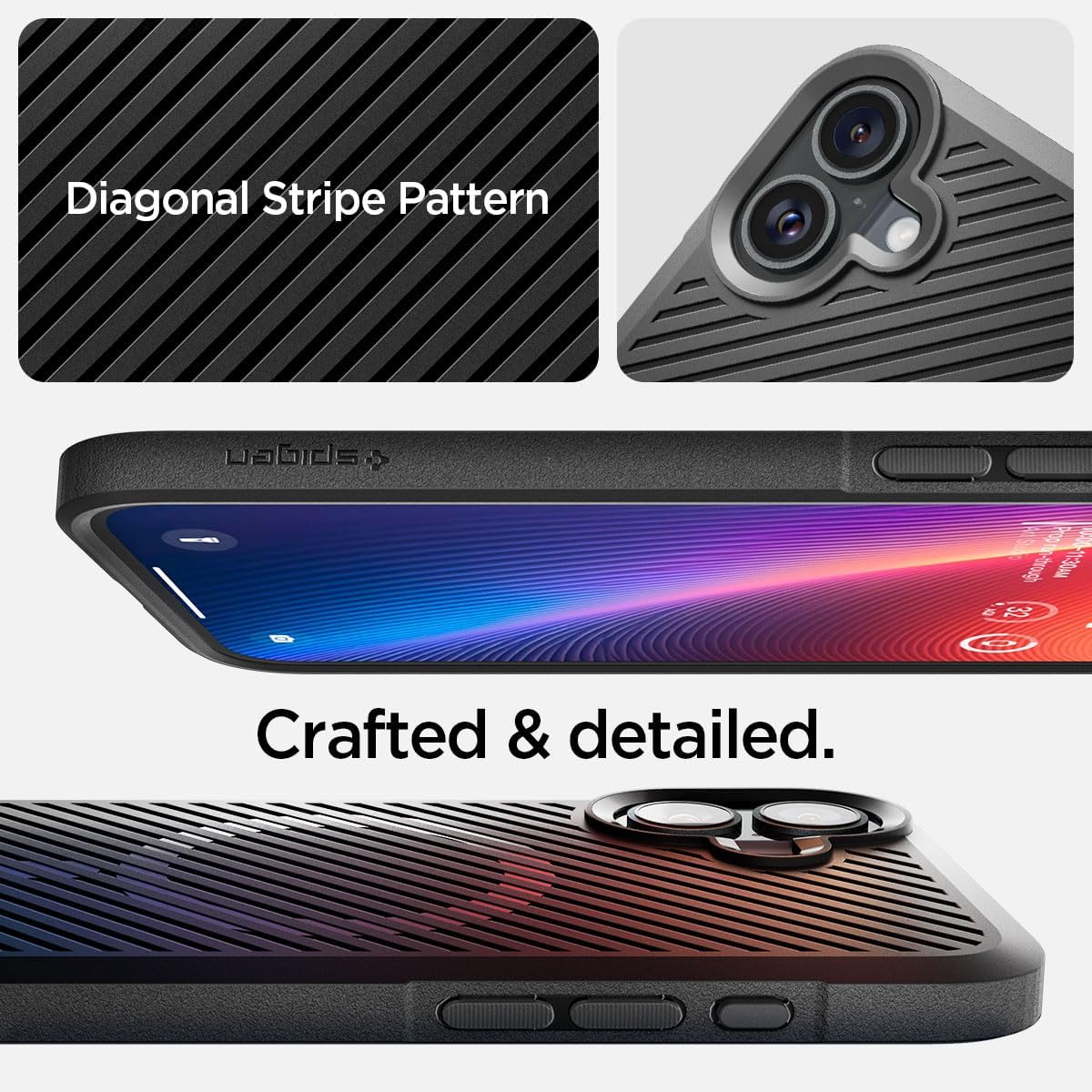 Spigen Core Armor MagFit Designed for iPhone 6.7" Case [Military-Grade Protection] Compatible with MagSafe - Matte Black