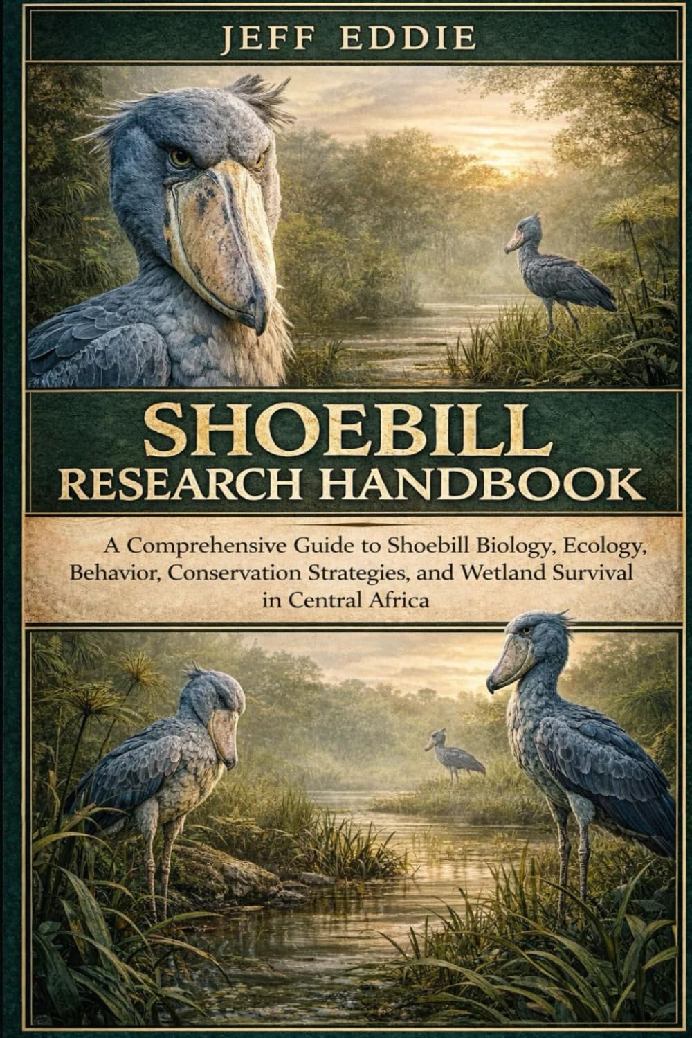 SHOEBILL RESEARCH HANDBOOK: A Comprehensive Guide to Shoebill Biology, Ecology, Behavior, Conservation Strategies, and Wetland Survival in Central Africa