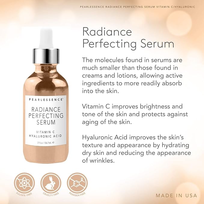 pearlessence brightening facial serum