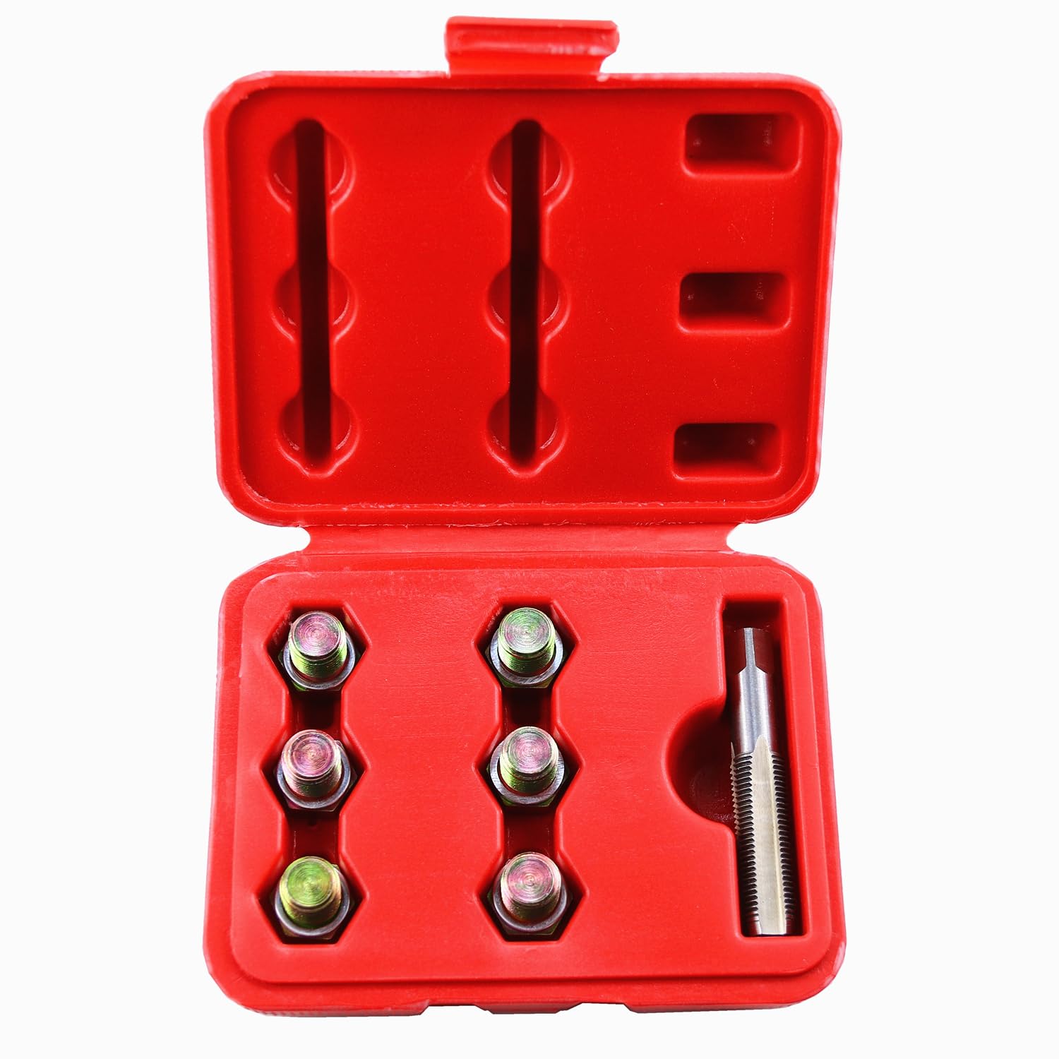 BestsQ M13 x 1.25MM Oil Drain Plug Tap Thread Repair Kit Oil Pan Screws Rethread Tool