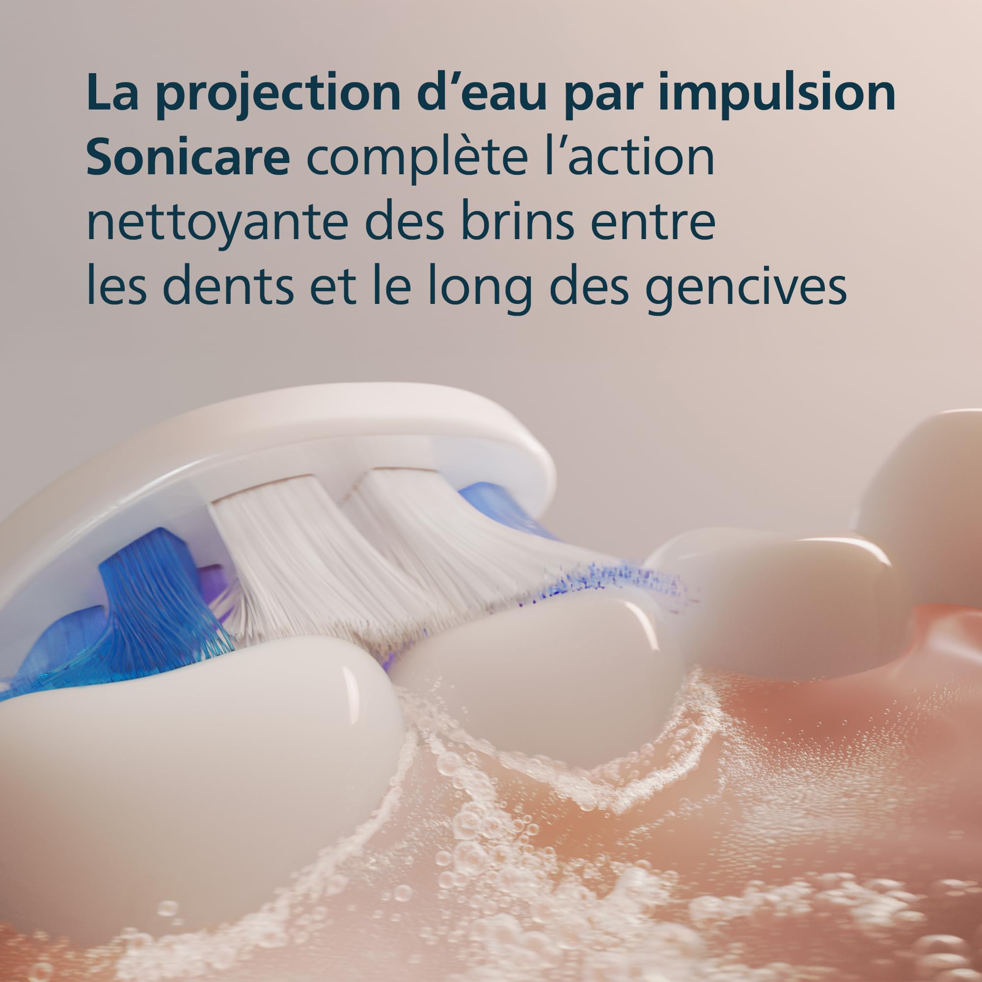 Philips Sonicare G3 Premium Gum Care - têtes de brosse à dents de rechange d'origine, blanc, lot de 4, HX9054/87