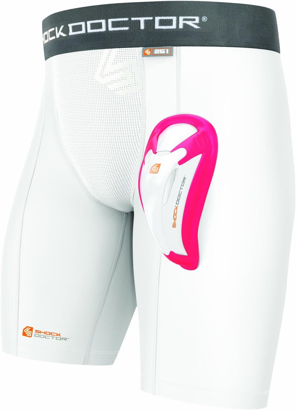 Shock Doctor Boy's Double Compression Short with BioFlex Cup