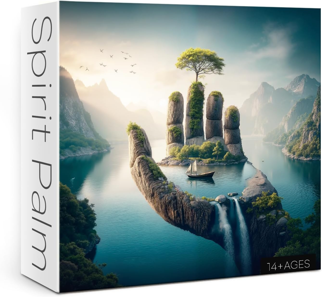 Nature Lake Landscape Puzzles for Adults 1000 Pieces, Beautiful Scenic Plant Tree of Life Forest Jigsaw Puzzles, Impossible Hard Difficult Challenging Art Puzzle