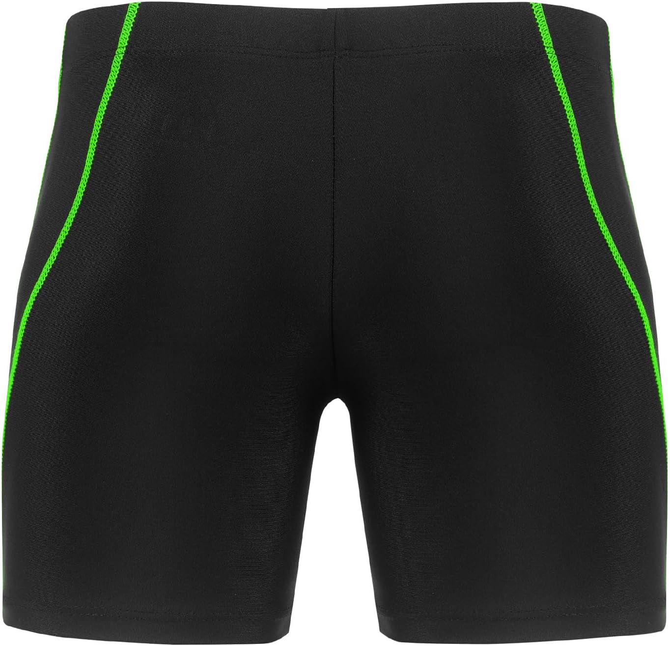 ボーイスクエアレッグスイムジャマー UPF50+、トレーニング用ユースボーイジャマースイミングショーツ