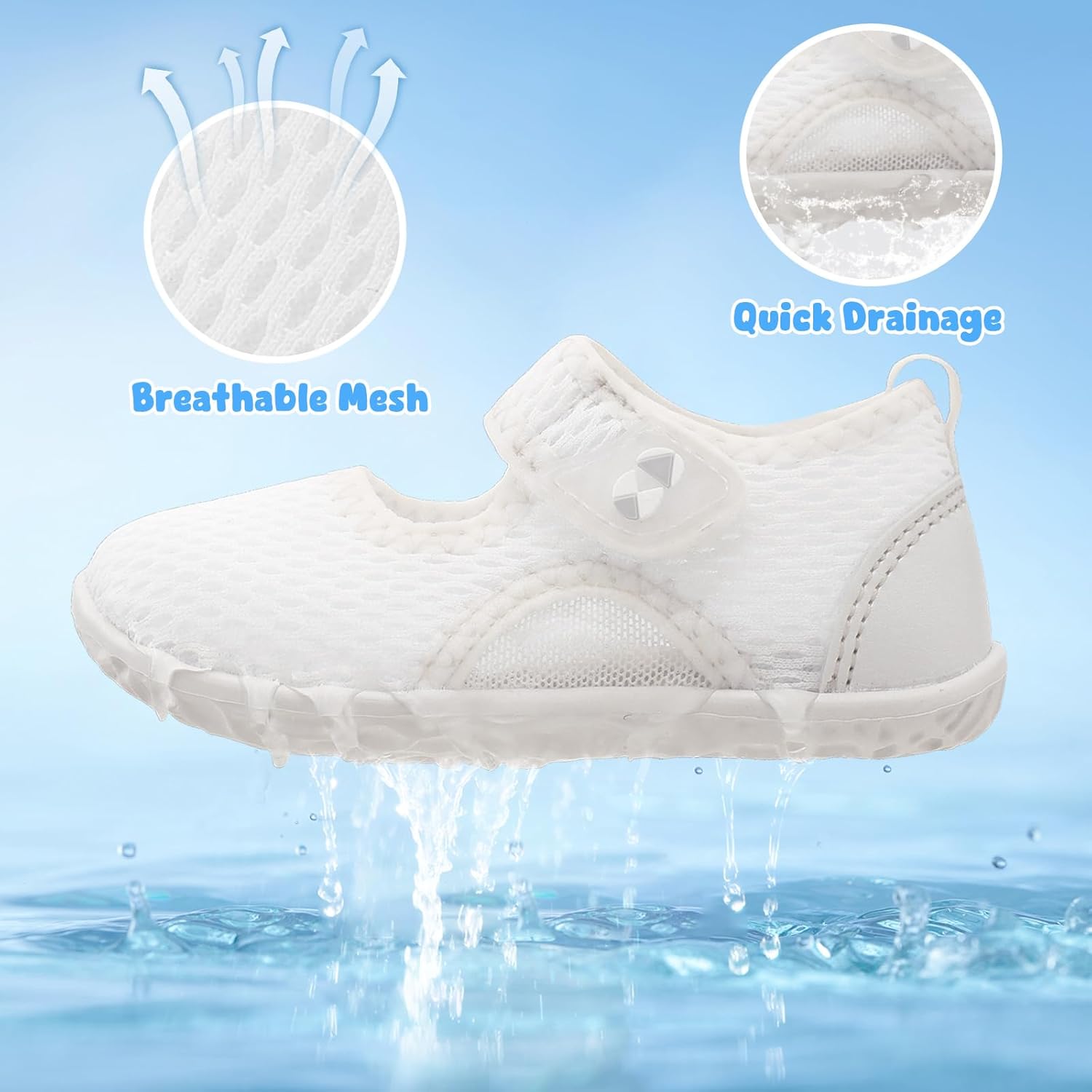 Centipede Demon Toddler Water Shoes Boys Girls Swim Aqua Socks Barefoot Kids Water Sandals Quick Dry Breathable Lightweight for Beach Pool Waterpark - Image 3