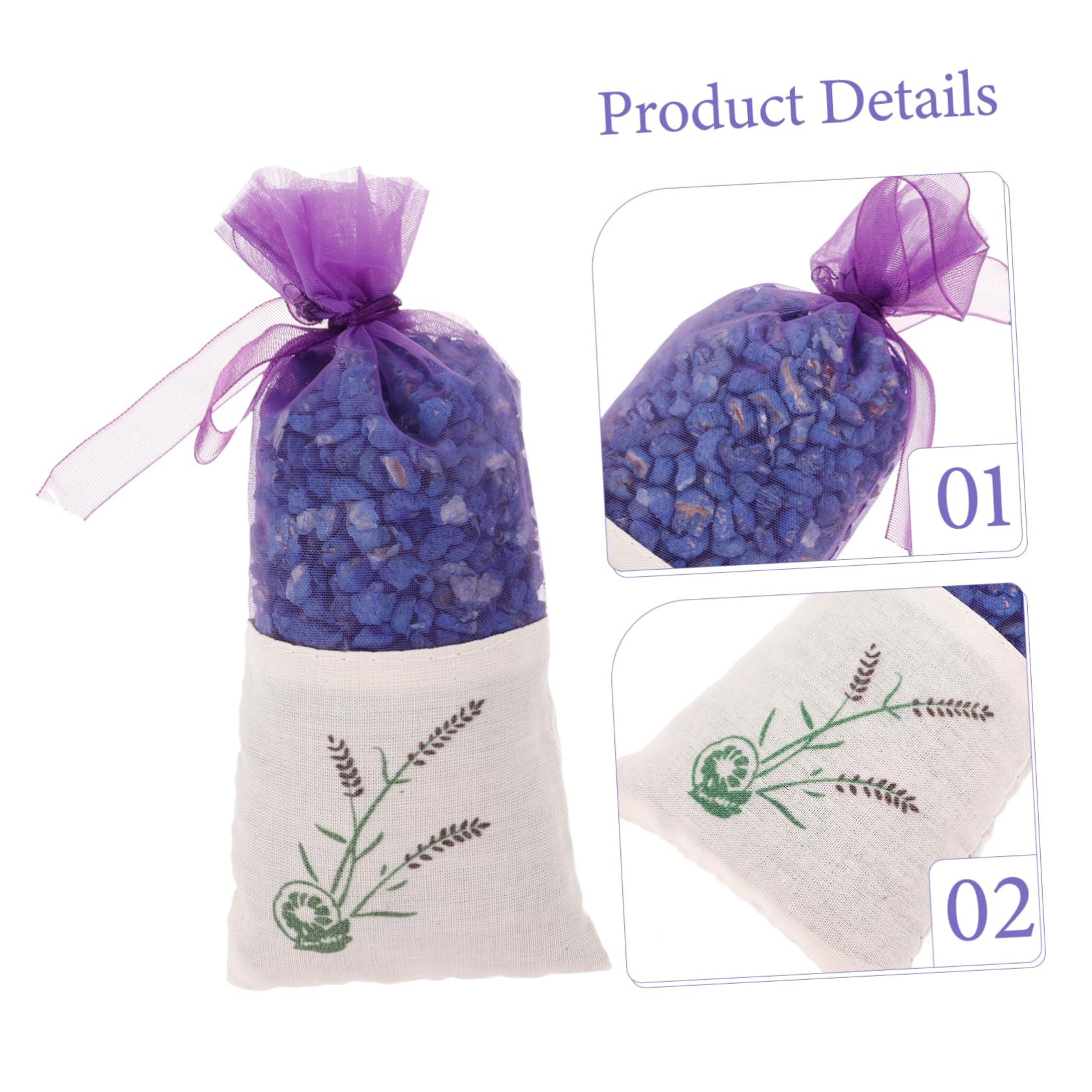 STOBAZA 6pezzi Sacchetti Profumati Decorativi Per Armadi e Veicoli Per Eliminazione Odori e Freschezza Casa Con Fragranza Di Fiori