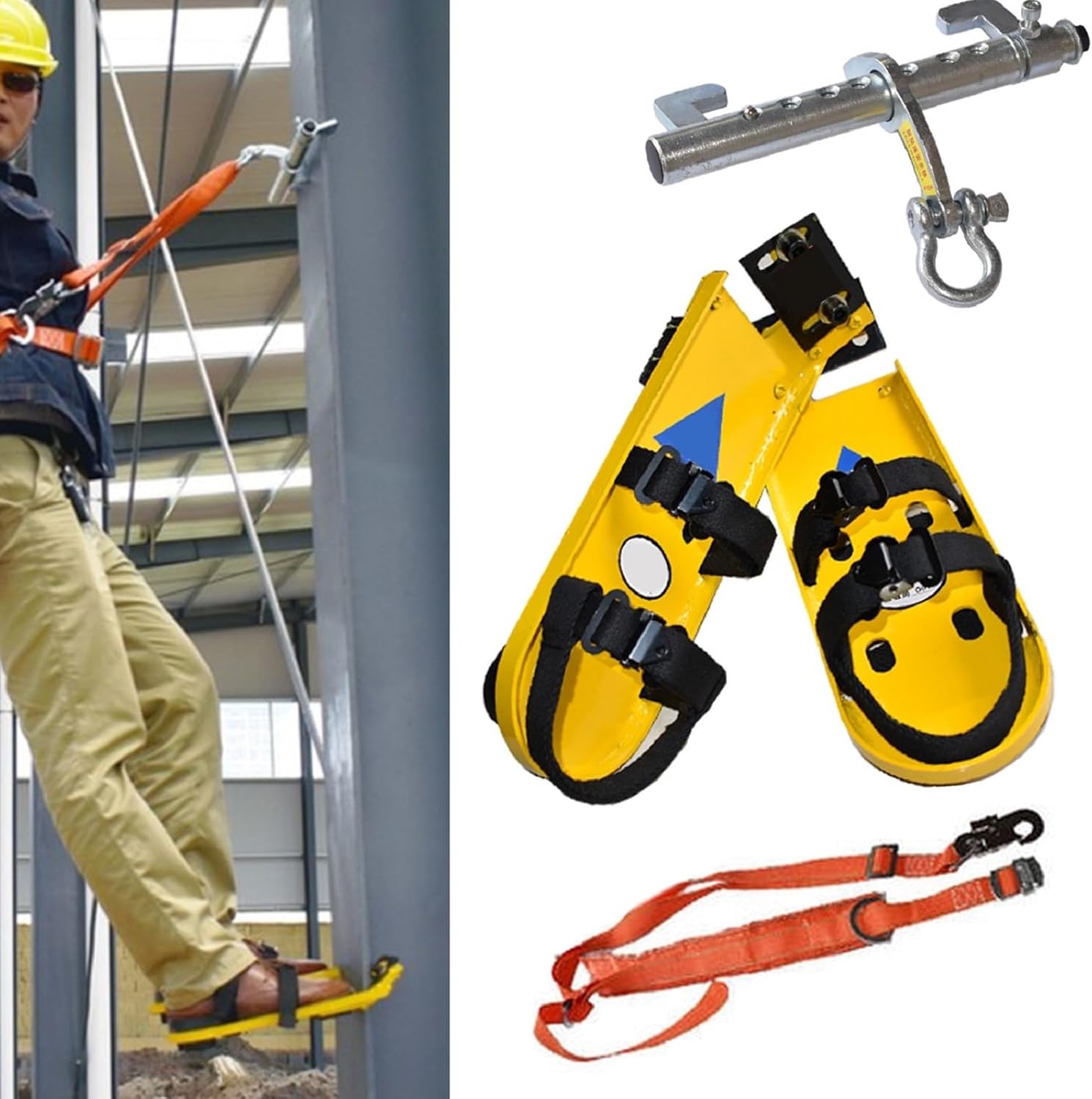 ACCUFINE Wide Flange Beam Climbing Tool with Safety Features ACCUFINE Wide Flange Beam Climbing Tool with Safety Features