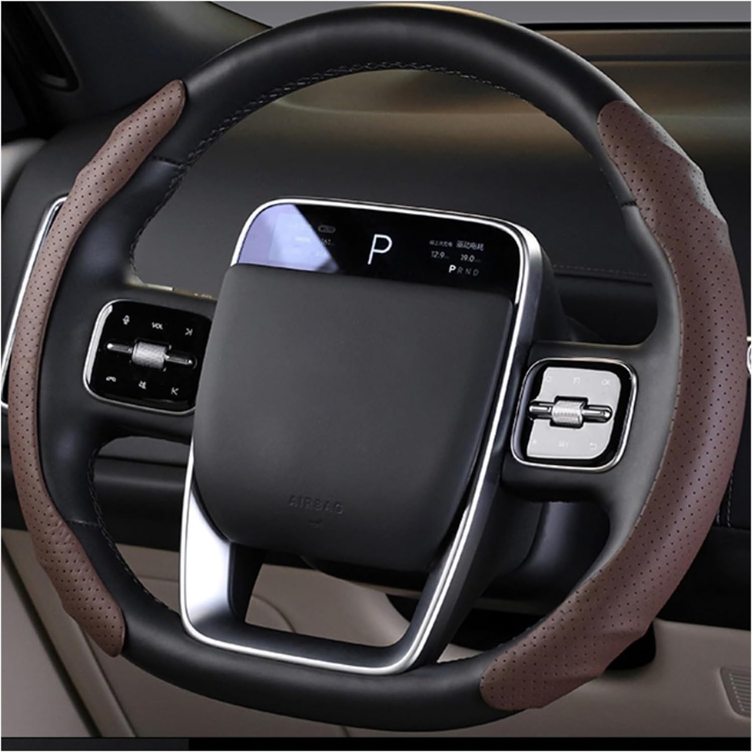 Car Steering Wheel Cover for Car Steering Wheel Cover Ultra-Thin Auto Accessories Creative Jewelry for Men and Women (Color : 1#)
