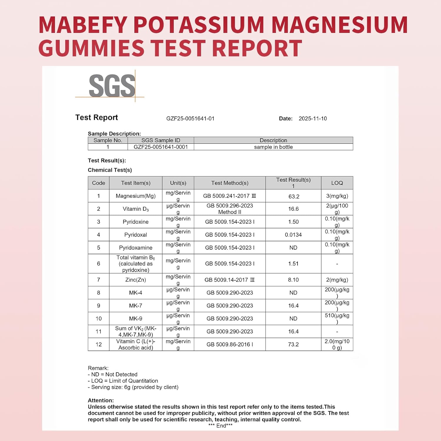 2 Pack Potassium Magnesium Gummies, Sugar Free Potassium Supplement Magnesium Glycinate 500mg, Ashwagandha, Vitamins D3, C, B6, Calcium & Zinc for Sleep, Leg Cramps & Muscle Relaxation-120 Count - Image 5