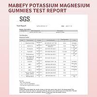 Vista 5 de Paquete de 2 gomitas de potasio y magnesio, suplemento de potasio sin azúcar, glicinato de magnesio de 500 mg, Ashwagandha, vitaminas D3, C, B6