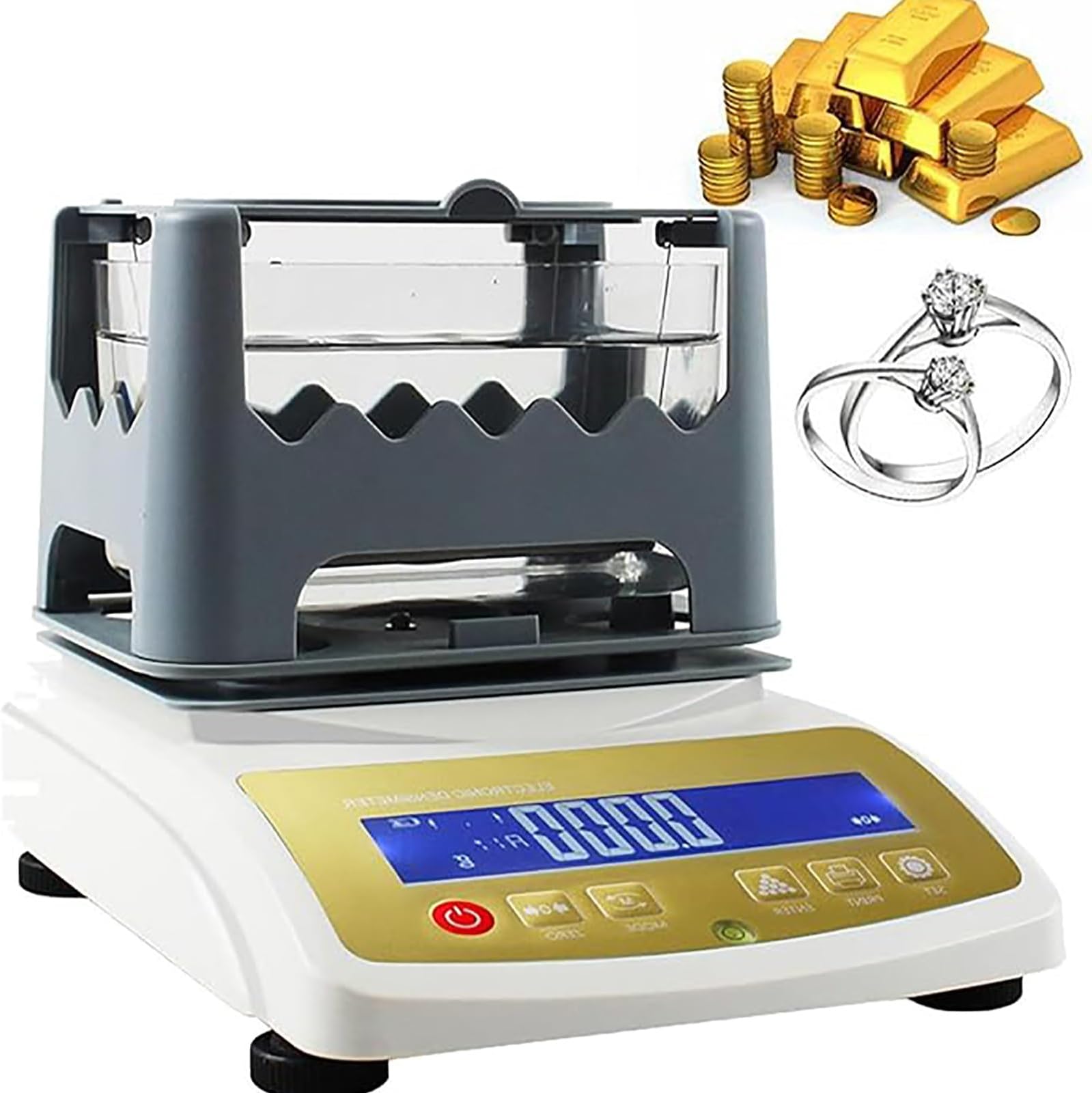 Digital Electronic Gold Purity Tester Machine, Precious Metal Authenticity Tester, Gold Purity Testing Machine, Gold Density Meter, Purity Density Meter