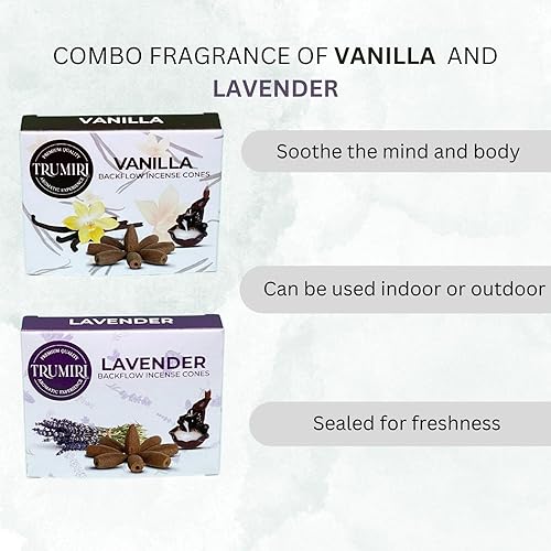 Vista 85 de Paquete combinado de conos de incienso de reflujo – 10 opio + 10 conos de incienso perfumados de cannabis