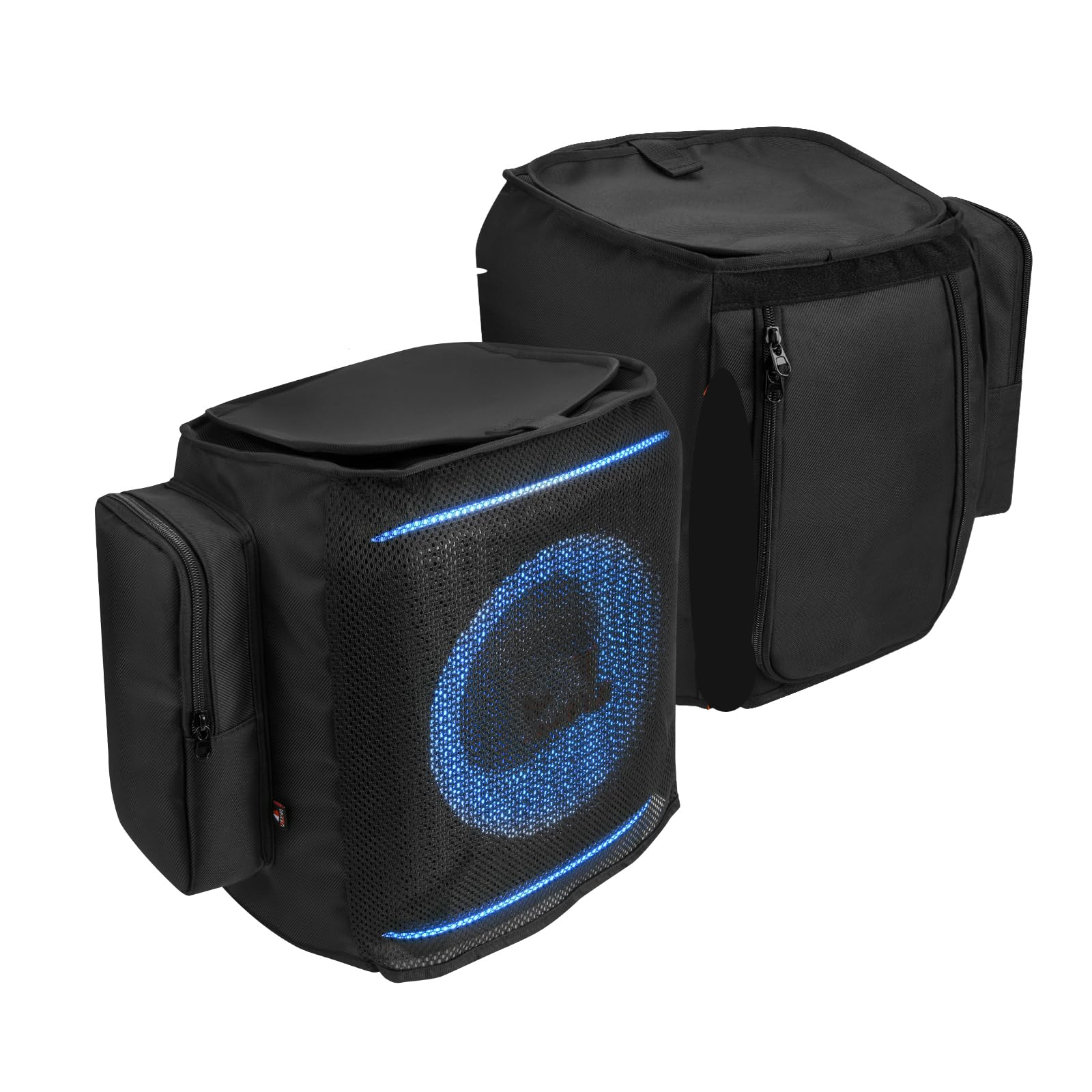 Cubierta antipolvo para altavoz JBL Partybox Encore 2, funda de almacenamiento portátil con dos bolsillos laterales para Partybox Encore 2, accesorios de audio compatibles con Bluetooth