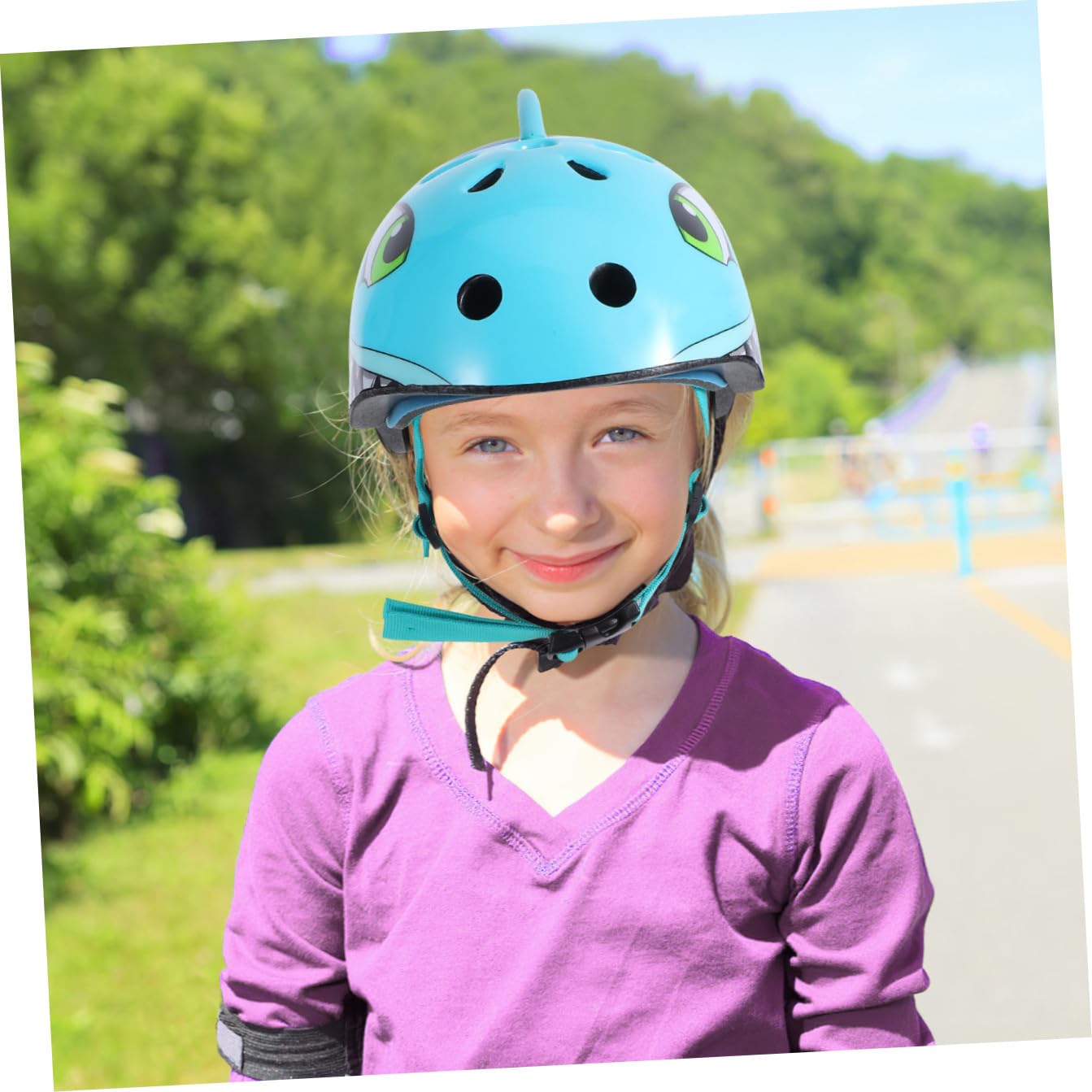 Casco De Bicicleta Casco para Niños Niñas Casco De Bicicleta Niños Montar A Caballo