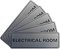 Vista 49 de All Quality Letrero eléctrico estándar para habitación, rojo, pequeño (paquete de 5)