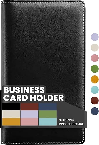 Sooez Leather Business Card Holder for the Organized Professional