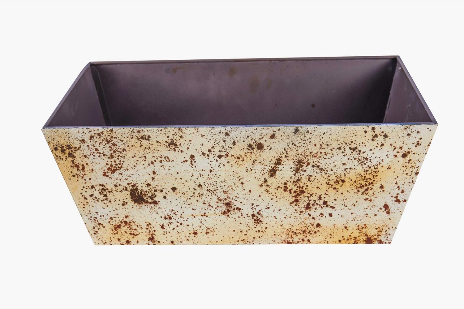Evergreen Americana Metal Planter/Display Box, 19.8'' x 11.8'' x 7.8'' inches.